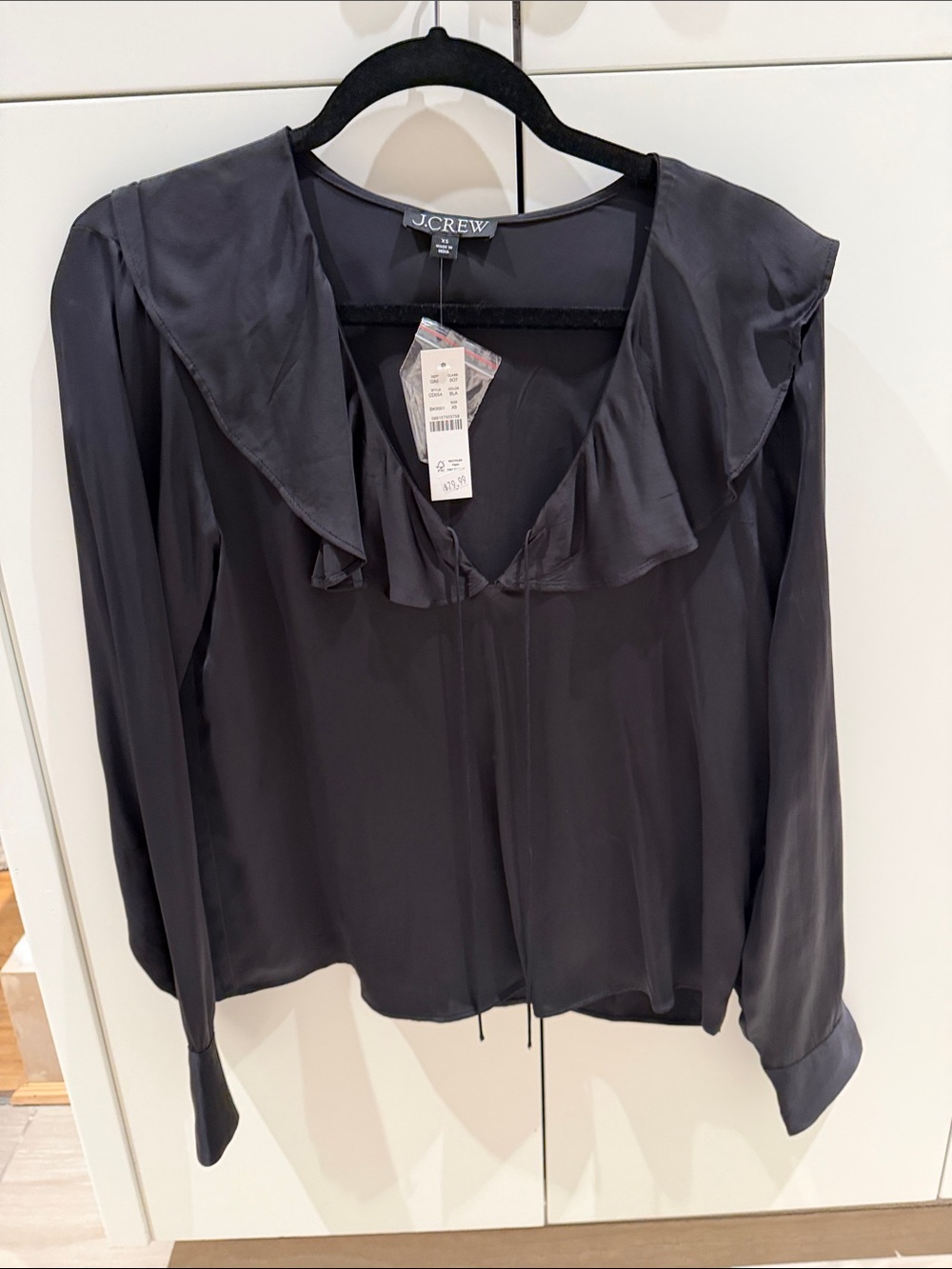 J Crew dressy black top